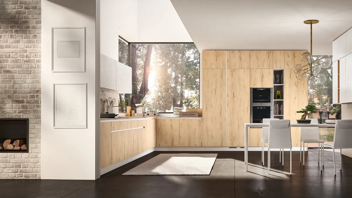 Cucina Moderna angolare Cloe 01 di Mobilegno